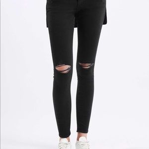 Topshop Leigh skinny ripped jeans